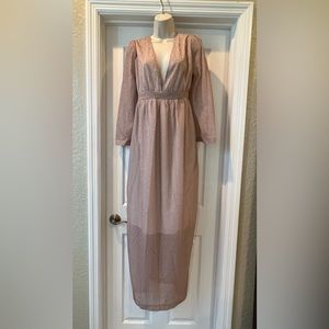 Twinkle and Shine Bell Sleeve Cocktail Party Dress